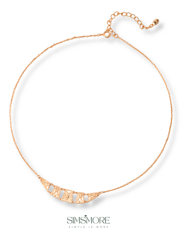 Simple Gold Necklace D0463