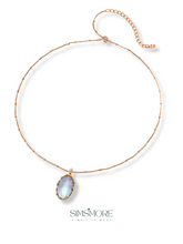 Load image into Gallery viewer, Silver Horse Shell Necklace D0531