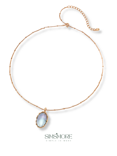 Silver Horse Shell Necklace D0531