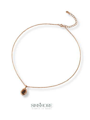 Malachite necklace D0402