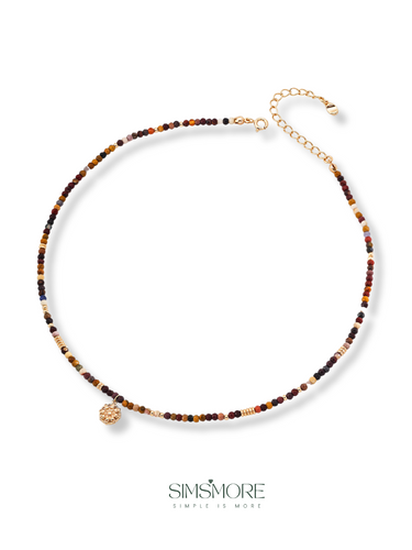 Vintage-style Natural Pearl Necklace D0615