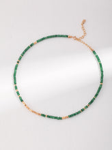 Load image into Gallery viewer, Sterling Silver Emerald Necklace D0427