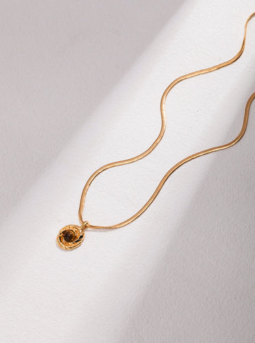 Natural Stone Fashion Necklace