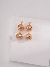 Load image into Gallery viewer, Vintage Ball Sterling Silver Earrings