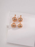 Vintage Ball Sterling Silver Earrings