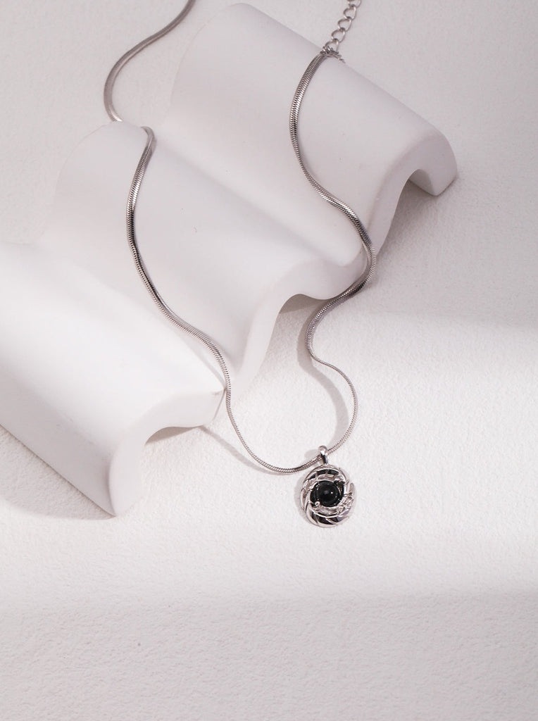 Natural Stone Fashion Necklace