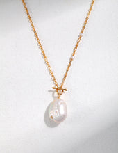 Load image into Gallery viewer, Baroque pearl necklace D0350