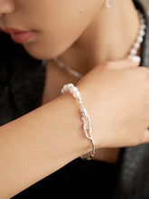 Load image into Gallery viewer, S925 silver natural pearl bracelet SL0032