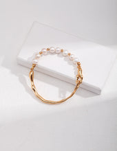 Load image into Gallery viewer, S925 silver natural pearl bracelet SL0032