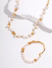 Load image into Gallery viewer, Sterling silver pearl necklace D0292