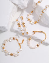 Load image into Gallery viewer, Sterling silver pearl necklace D0292