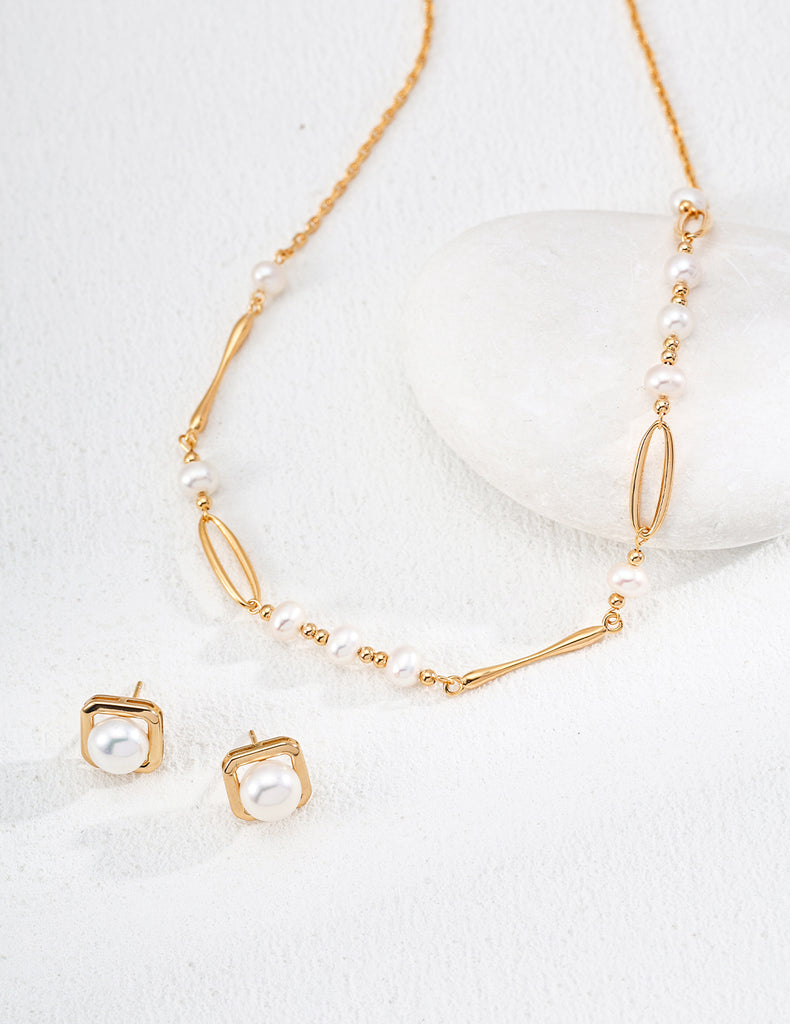 Nature Pearl Necklace D0599