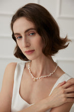 Load image into Gallery viewer, Camellia Pearl Necklace D0484