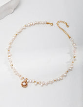 Load image into Gallery viewer, Camellia Pearl Necklace D0484