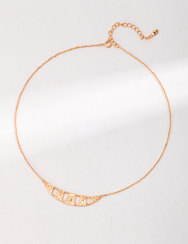 Simple Gold Necklace D0463
