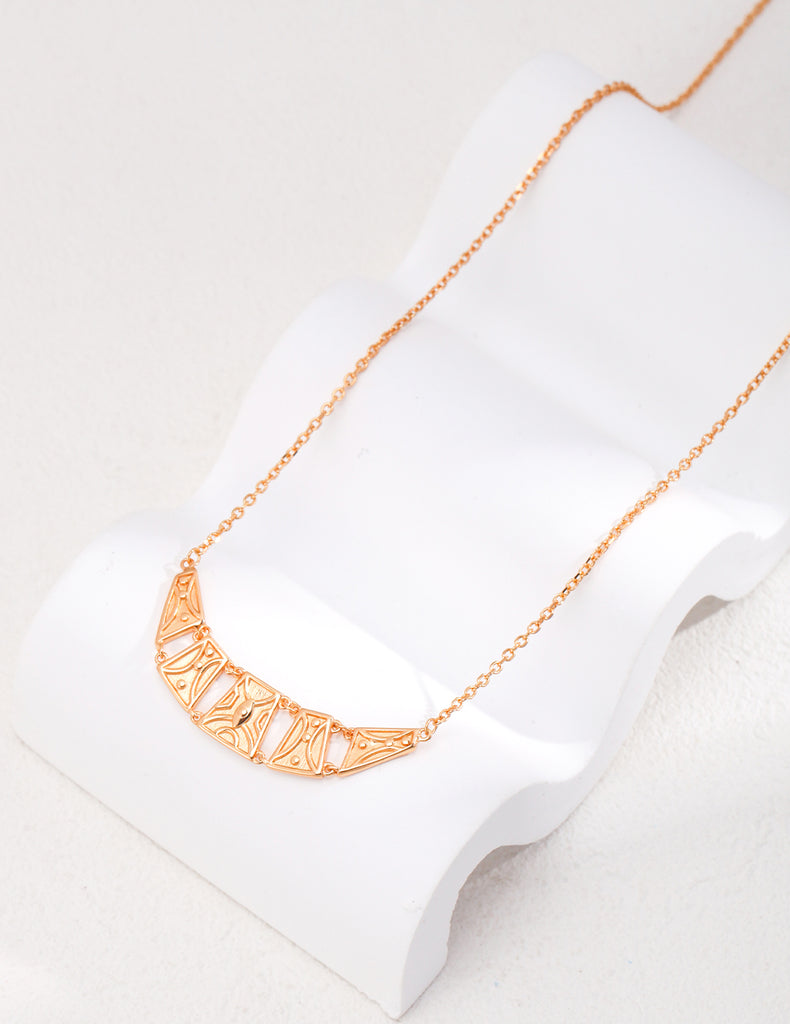Simple Gold Necklace D0463