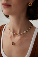 Load image into Gallery viewer, Tiger&#39;s Eye Shell Necklace D0471