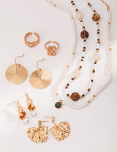 Load image into Gallery viewer, Tiger&#39;s Eye Shell Necklace D0471