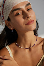 Load image into Gallery viewer, Natural Pearl Amethyst Necklace D0564