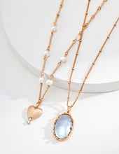 Load image into Gallery viewer, Silver Horse Shell Necklace D0531