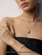 Load image into Gallery viewer, Silver Horse Shell Necklace D0531