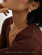 Load image into Gallery viewer, Rice Grain Pearl Necklace D0250