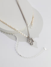Load image into Gallery viewer, Rice Grain Pearl Necklace D0250