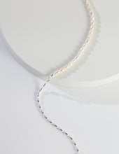 Load image into Gallery viewer, Rice Grain Pearl Necklace D0250