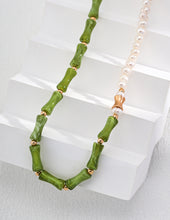 Load image into Gallery viewer, Bamboo Bead Necklace D0533