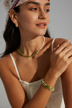 Load image into Gallery viewer, Bamboo Bead Necklace D0533