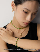 Load image into Gallery viewer, Bamboo Bead Necklace D0533