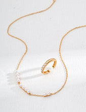 Load image into Gallery viewer, Simple Faux Pearl Necklace D0603