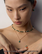 Load image into Gallery viewer, Malachite necklace D0402