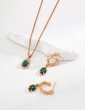Load image into Gallery viewer, Malachite necklace D0402