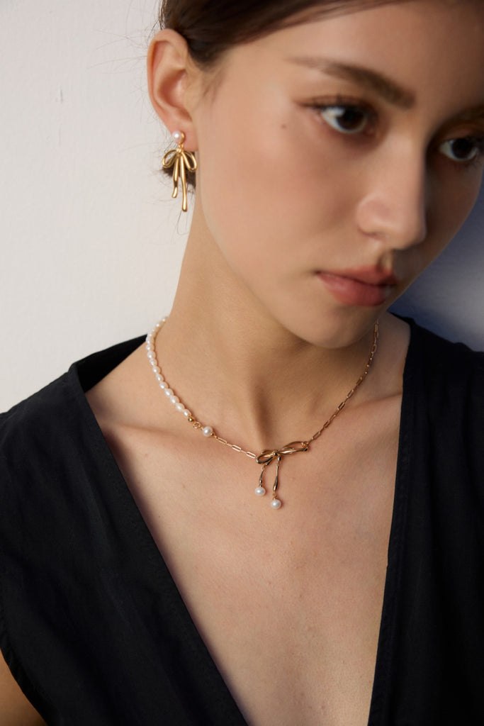 Natural Pearl Necklace D0598