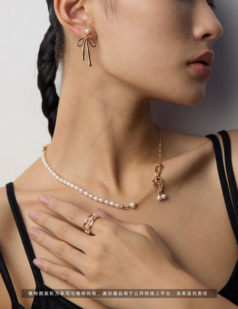 Natural Pearl Necklace D0598