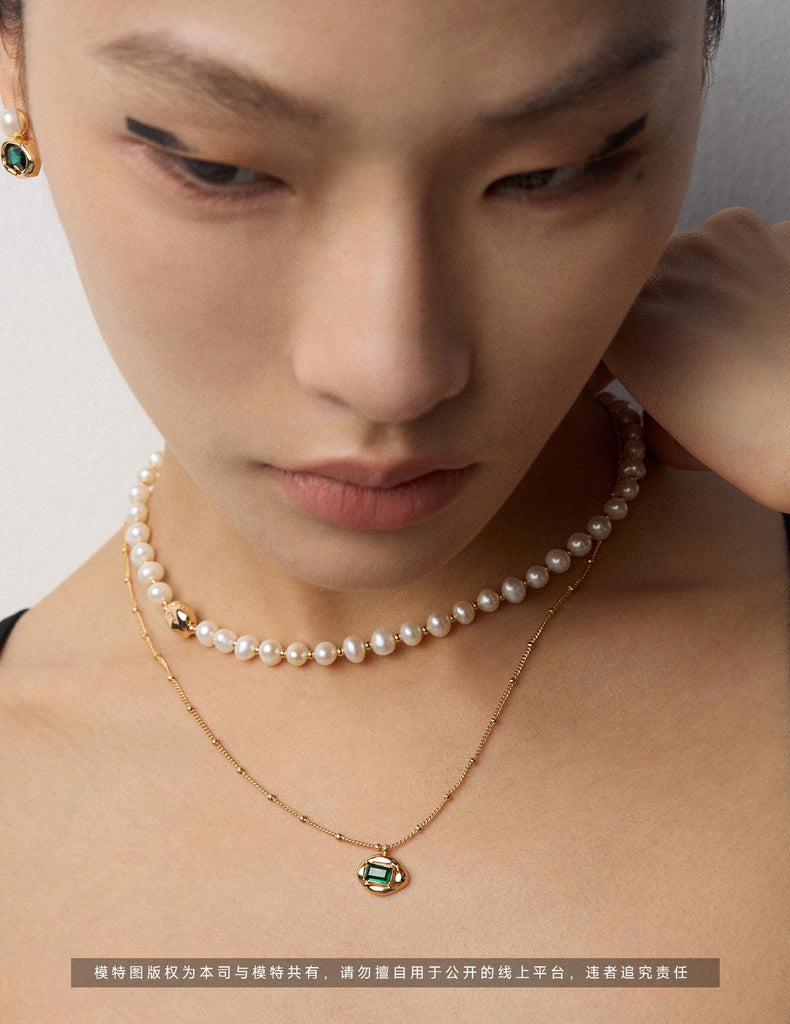 Natural Pearl Necklace D0587