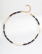 Load image into Gallery viewer, Natural Agate Pearl Necklace D0532