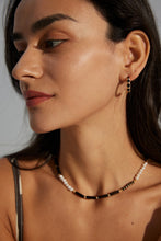 Load image into Gallery viewer, Natural Agate Pearl Necklace D0532