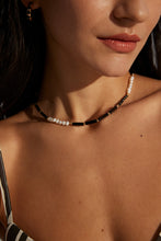 Load image into Gallery viewer, Natural Agate Pearl Necklace D0532