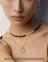 Load image into Gallery viewer, Natural Agate Pearl Necklace D0532