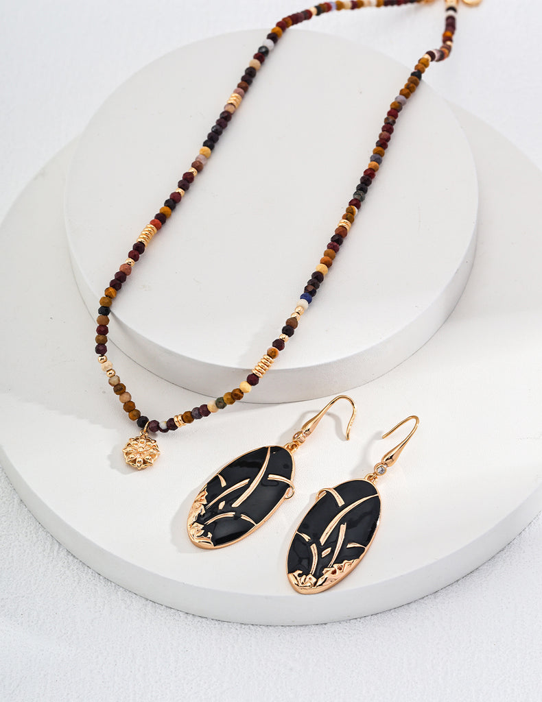 Vintage-style Natural Pearl Necklace D0615