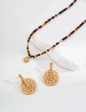 Load image into Gallery viewer, Vintage-style Natural Pearl Necklace D0615