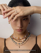 Load image into Gallery viewer, Vintage-style Natural Pearl Necklace D0615