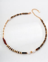 Load image into Gallery viewer, Vintage Tiger&#39;s Eye Necklace  D0505