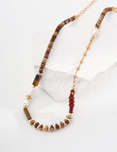 Load image into Gallery viewer, Vintage Tiger&#39;s Eye Necklace  D0505