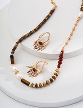 Load image into Gallery viewer, Vintage Tiger&#39;s Eye Necklace  D0505