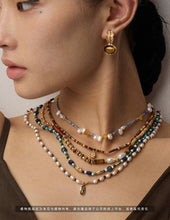 Load image into Gallery viewer, Vintage Tiger&#39;s Eye Necklace  D0505