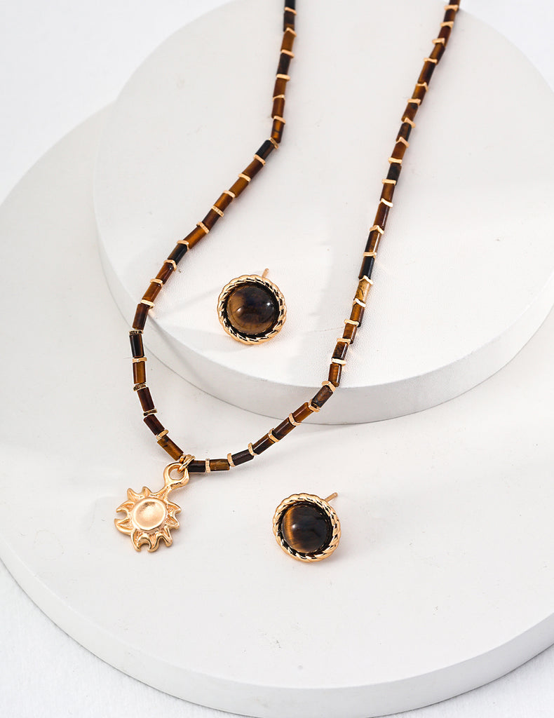 Tiger Eye Necklace  D0508