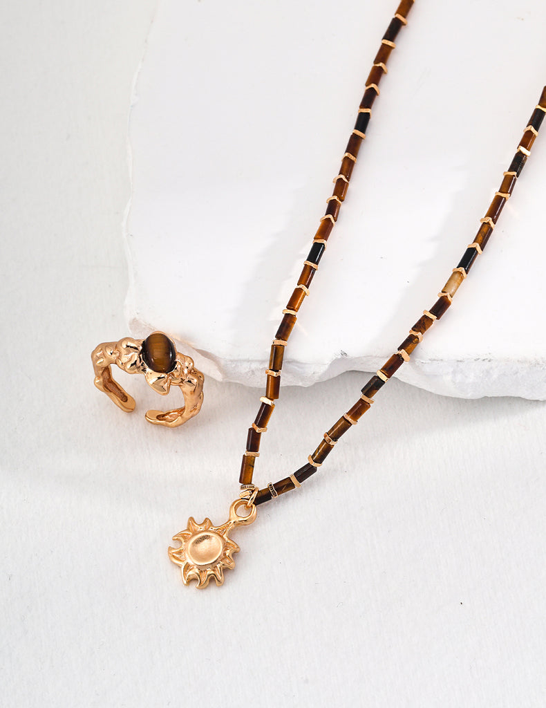 Tiger Eye Necklace  D0508